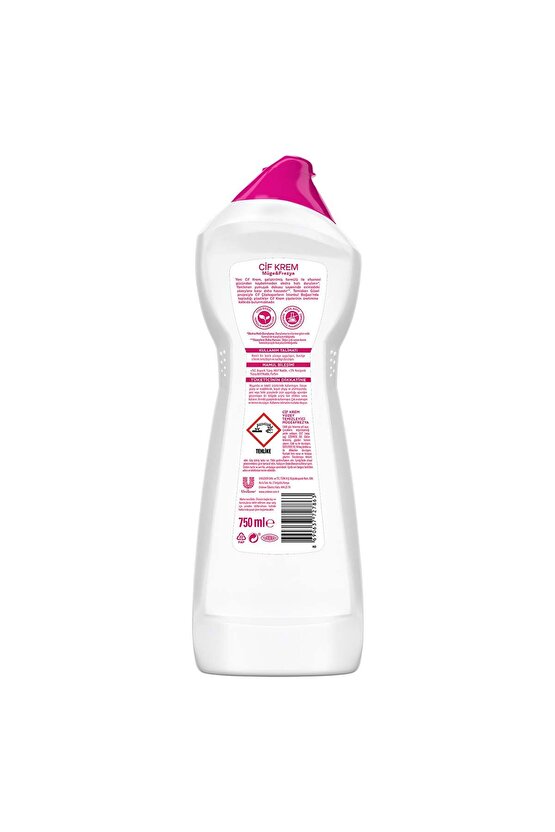 Krem Yüzey Temizleyici Frezya Ve Müge Çiçeği Klor Boya Fosfat Paraben Içermez 750ml 4adet