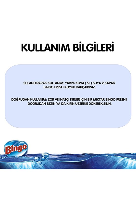 Fresh Yüzey Temizleyici 2,5 lt Masal Ekonomi Paketi 4lü