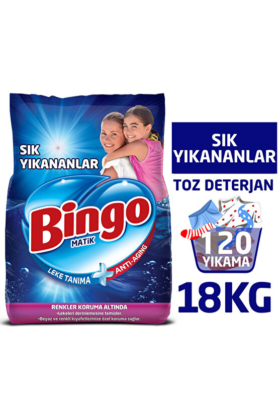 Matik Toz Çamaşır Deterjanı 9 Kg Ekonomi Paketi 2li