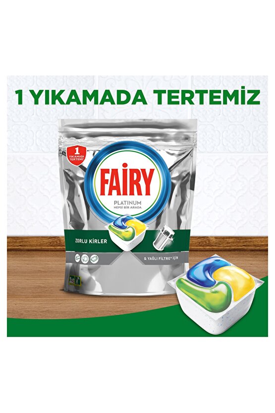 Platinum Limon Kokulu Bulaşık Makinesi Deterjanı 16 Tablet
