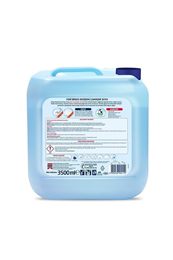 Oksijen Çamaşır Suyu Ferahlatan Hijyen 3,5 lt