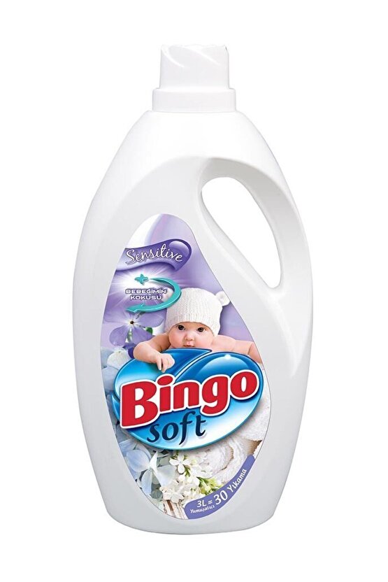 Soft Sensitive Çamaşır Yumuşatıcısı 3 kg
