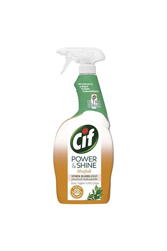 Power & Shine Sprey Temizleyici Mutfak Yağ Çözücü 750 ml