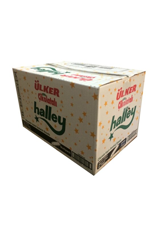 Halley 8li Çikolata Kaplı Sandviç Bisküvi 12 Adet