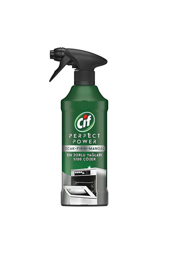 Power Perfect Fırın Ocak Mangal için Sprey Temizleyici 435 ml