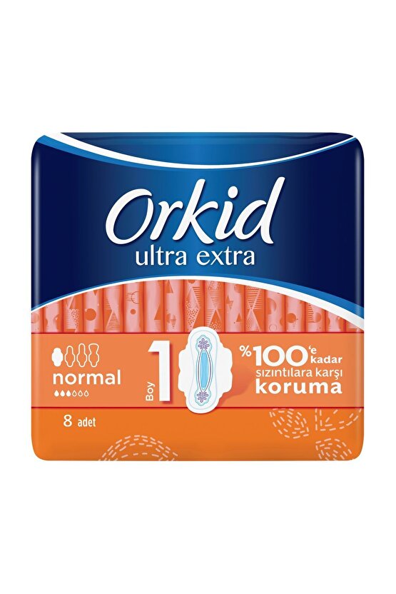 Ultra Extra Hijyenik Ped Normal Tekli Paket 8li