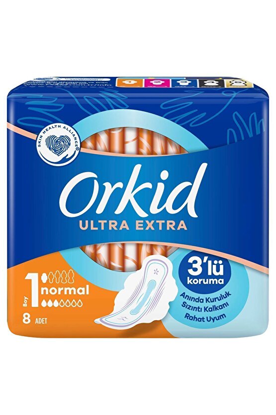 Ultra Extra Hijyenik Ped Normal Tekli Paket 8li