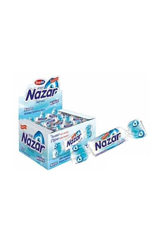 Tekli Sakız Şekersiz 100 Adet White