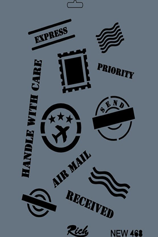 Stencıl 25x35 cm New Seri N 468