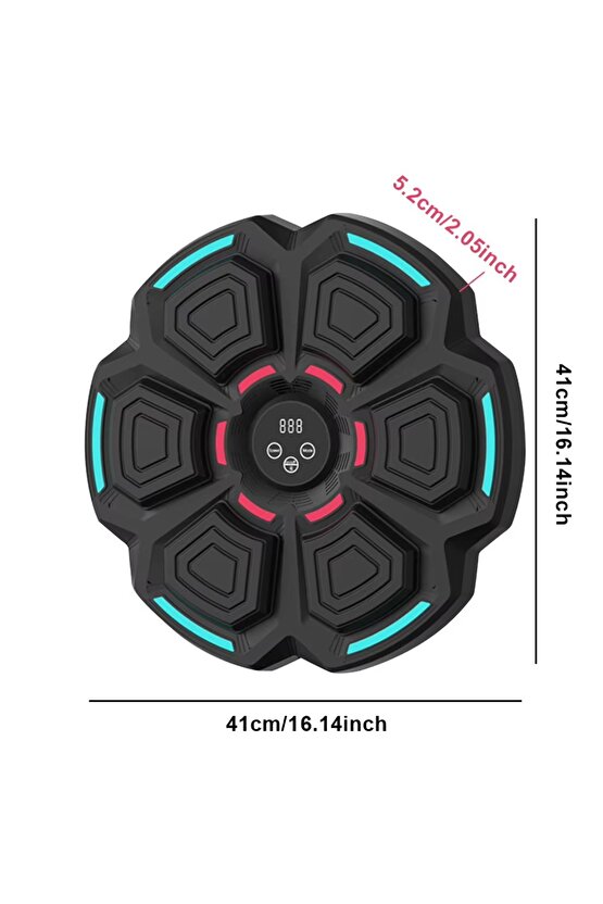 BLUETOOTH HOPARLÖR ÖZELLİKLİ DUVAR BOX MAKİNESİ 9 MOD SEVİYE AYARLI MÜZİKLİ BOKS MAKİNASI