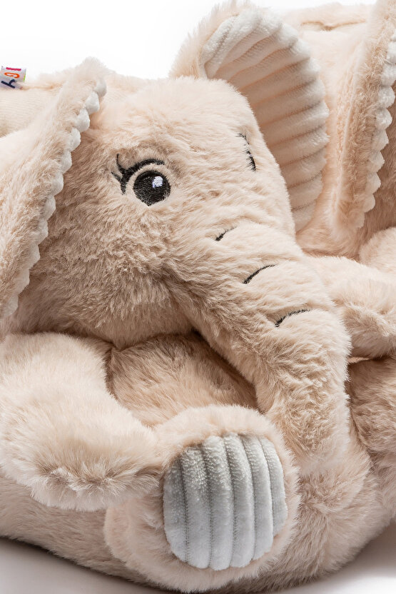 Elfi Kadın Hayvanlı Panduf Bej 3641