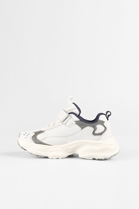 Tag Ortopedik Unisex Çocuk Beyaz Rahat Sneaker