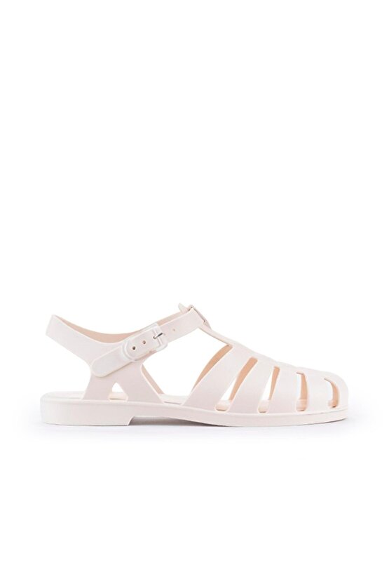 Sandalet Mat Fildişi