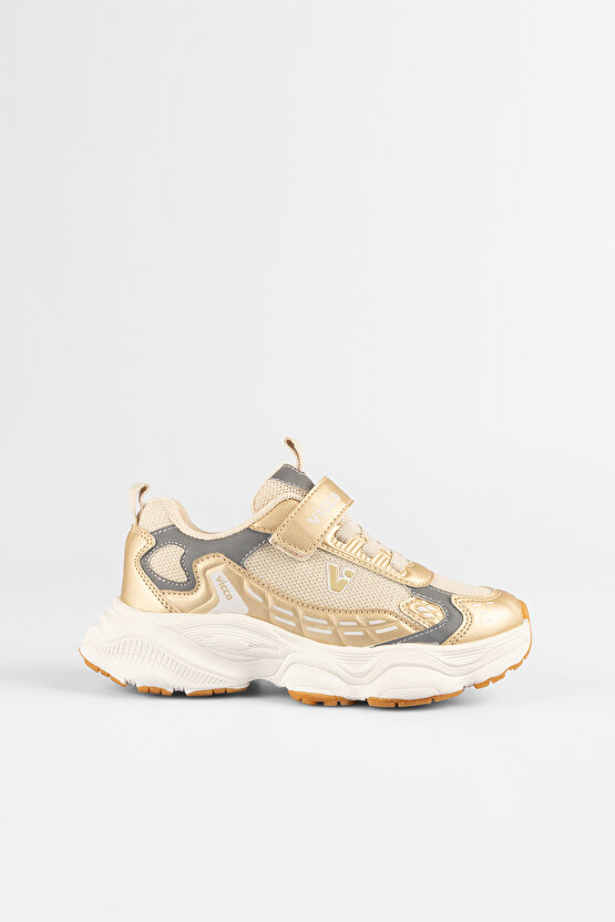 VİCCO TAG KIZ ÇOCUK PATİK PHYLON  SPOR AYAKKABI ALTIN