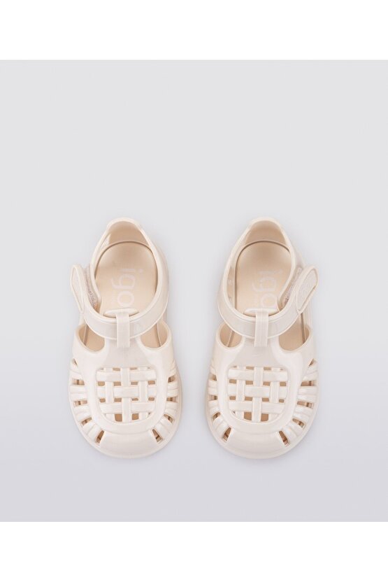 Tobby Gloss Krem Çocuk Sandalet