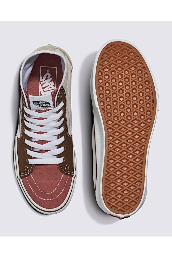 Kadın Pembe Sk8 Hi Tapered Stackform Earthy Blocking Multi Color Sneaker