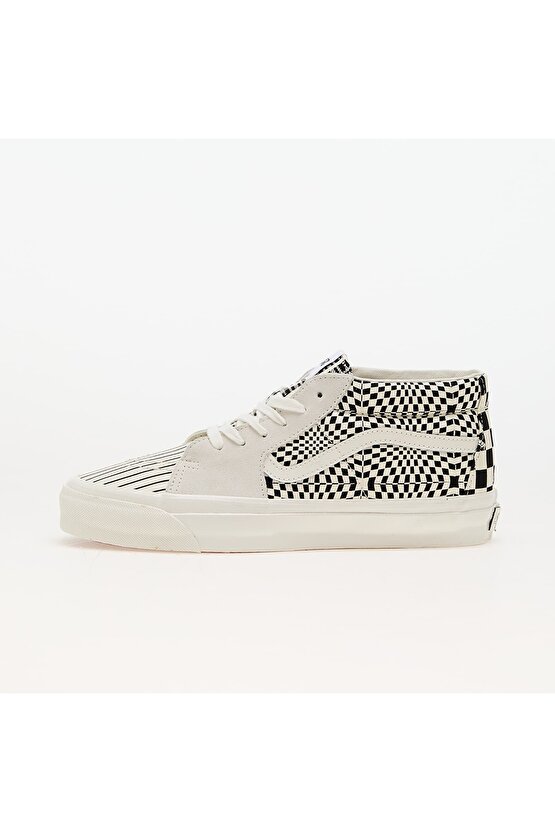 Unisex Sk8-Mid Reissue 83 Lx Pattern Clash Marshmallow Beyaz Sneaker