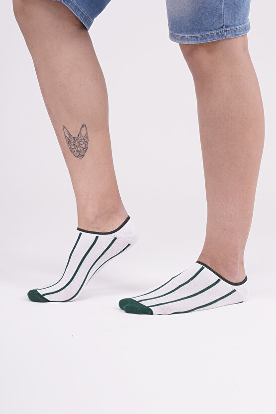 3 Çift Desenli Özel Kutulu Erkek Görünmez Çorap (150P)