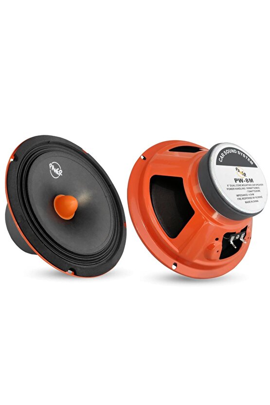 PAWER PW-8M Oto Midrange 20cm 250 Watt 1 Adet