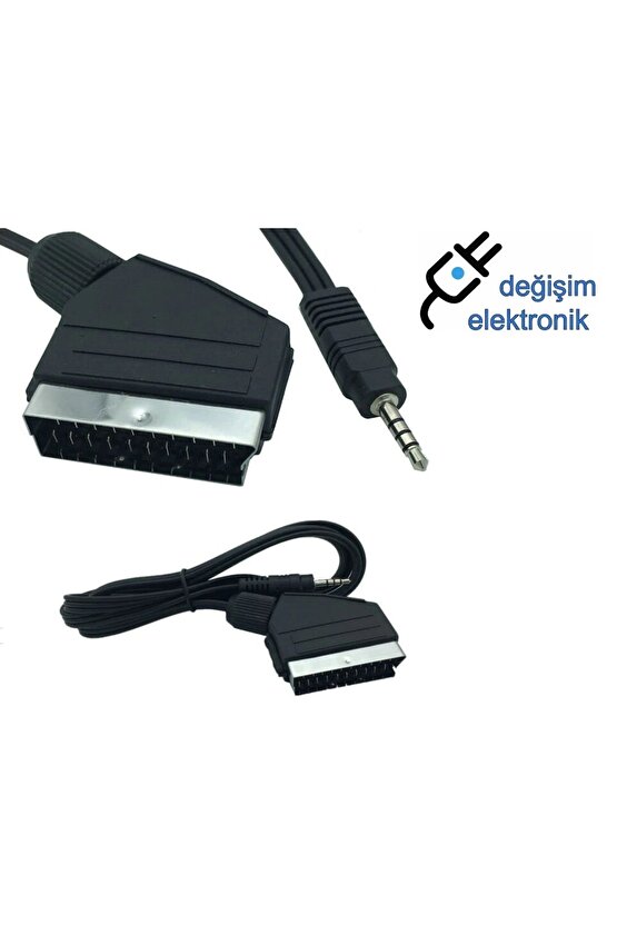 Sunplus Astra Plus Hd Uydu Için Av Scart Kablo