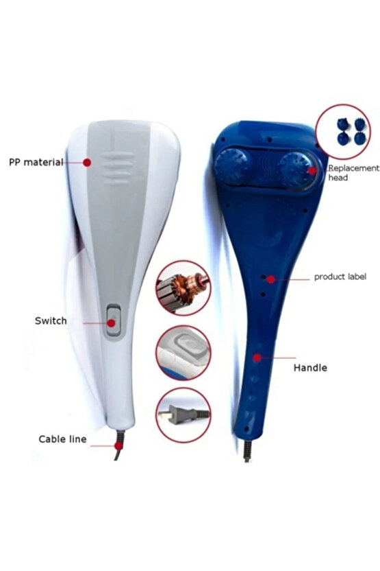 Çift Motorlu Titreşimli Masaj Aleti Göbek Selülit Cihazı Incelme Eritme Cihazı