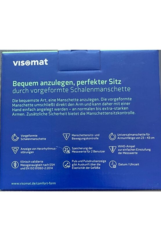 Visomat Comfort 2040 Üst Koldan Tansiyon Aleti