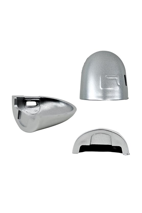 Renault Megan 2 için Dış Kapı Kolu Anahtar Deliği Kapağı Seti Gri