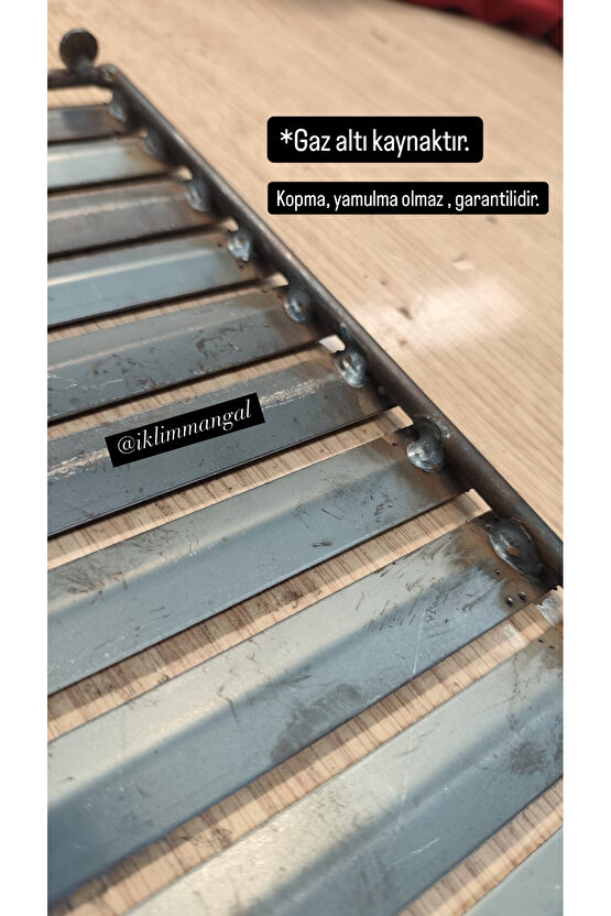 Kamp Campout Piknik Mangalı Katlanır Ayaklı, Oluklu Izgara Yağ Hazneli Portatif Katlanır Ayak Demir