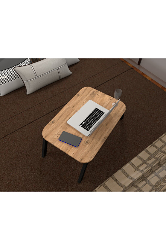 Katlanır Çalışma Sehpası - Laptop Masası - Atlantik Çam