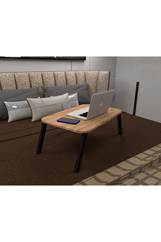 Katlanır Çalışma Sehpası - Laptop Masası - Atlantik Çam