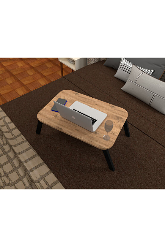 Katlanır Çalışma Sehpası - Laptop Masası - Atlantik Çam