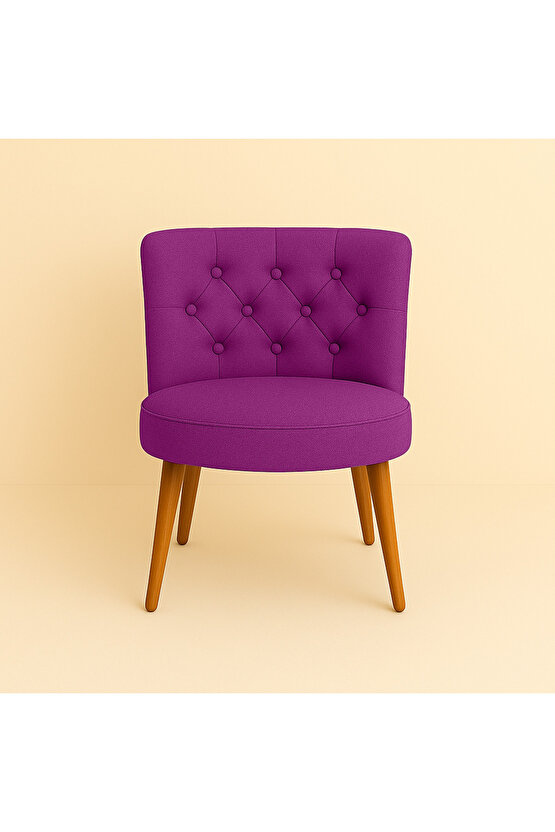 Tekli Berjer Koltuk Fuşya - Çay Seti Koltuk Takımı