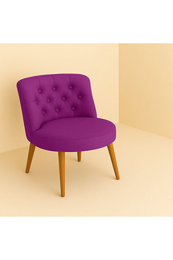 Tekli Berjer Koltuk Fuşya - Çay Seti Koltuk Takımı