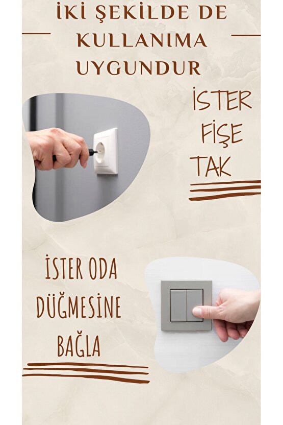 60 cm Beyaz Ledli Yuvarlak Banyo Aynası Makyaj Aynası Trafolu