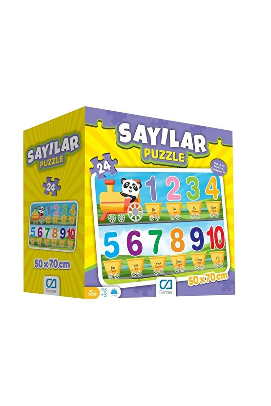 Sayılar Eğitici Yer Puzzle 24 PRÇ