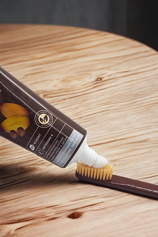 Kahve Lekelerine Karşı Diş Macunu 74g Leke Silici Diş Fırçası Seti