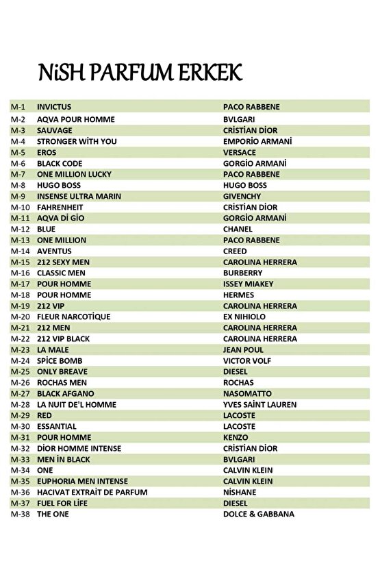 Nish Parfum W-20 Extrait De Parfum 50ml Floral-coco Mademasuelle