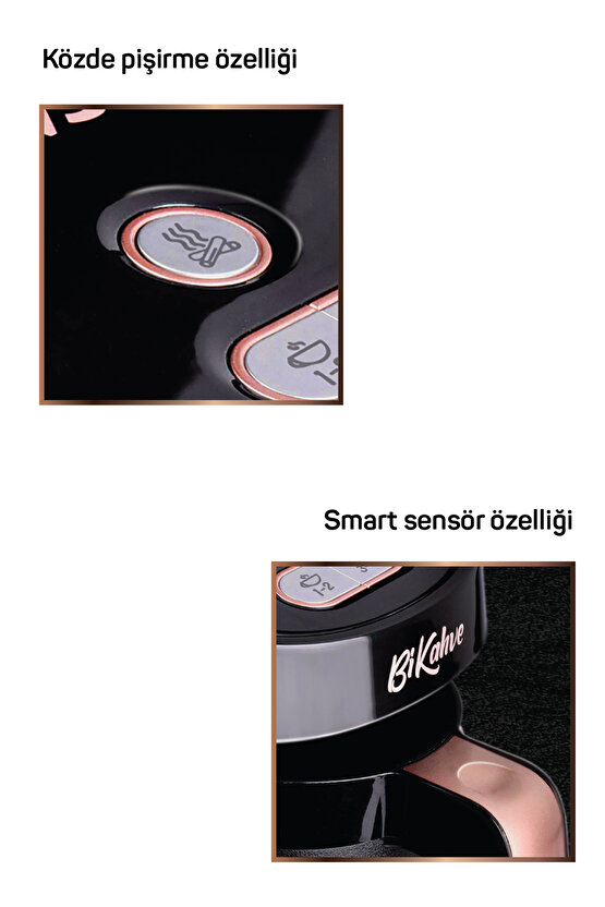 Bikahve Otomatik Türk Kahvesi Makinesi - Bakır