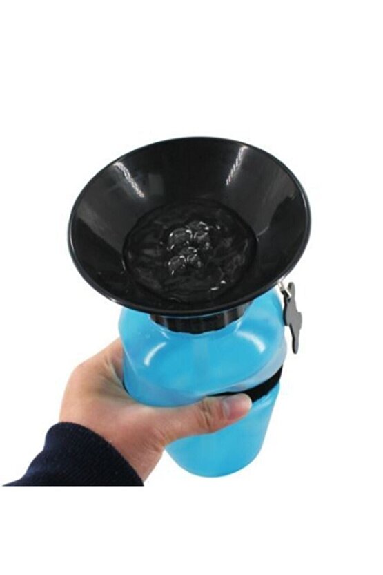 500ml Köpek Seyahat Suluğu Su Şişesi ( Mavi)