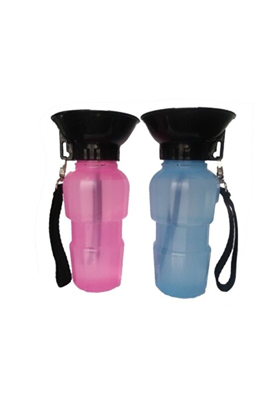500ml Köpek Seyahat Suluğu Su Şişesi ( Mavi)