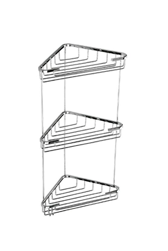 Köşe Süngerlik & Şampuanlık 18x18 3 Katlı