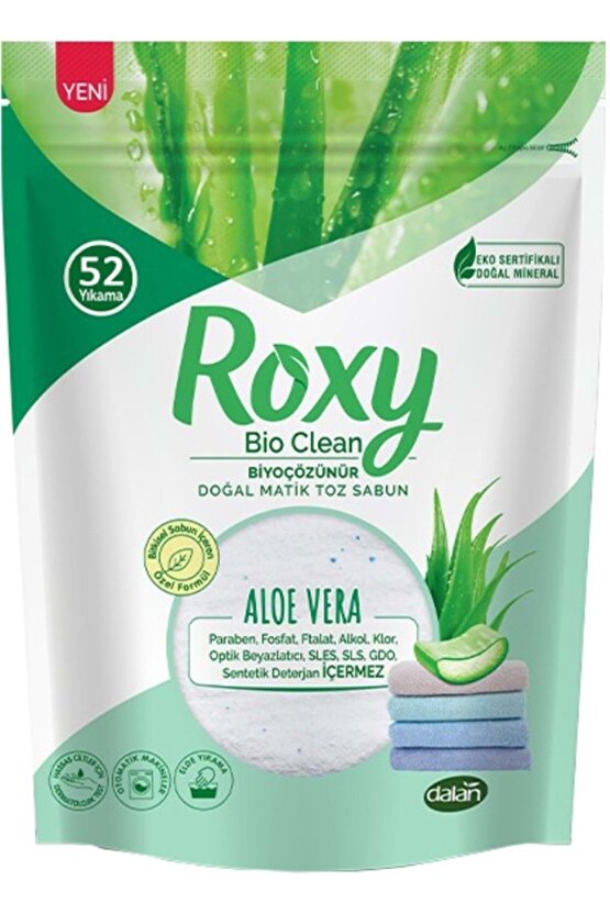 Roxy Bio Clean Matik Sabun Tozu Aloe Vera 3 X 1600 gr