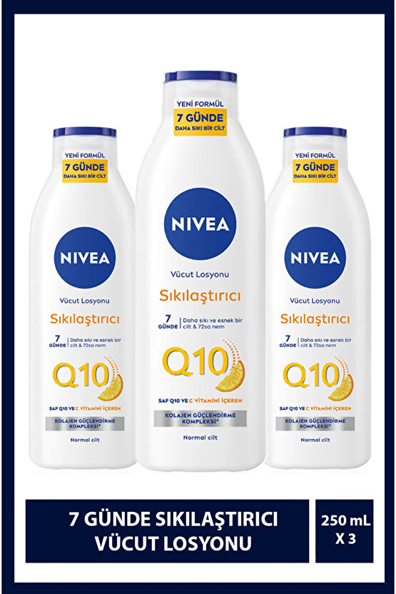 Q10 Vücut Sıkılaştırıcı Losyon 250 Ml X3