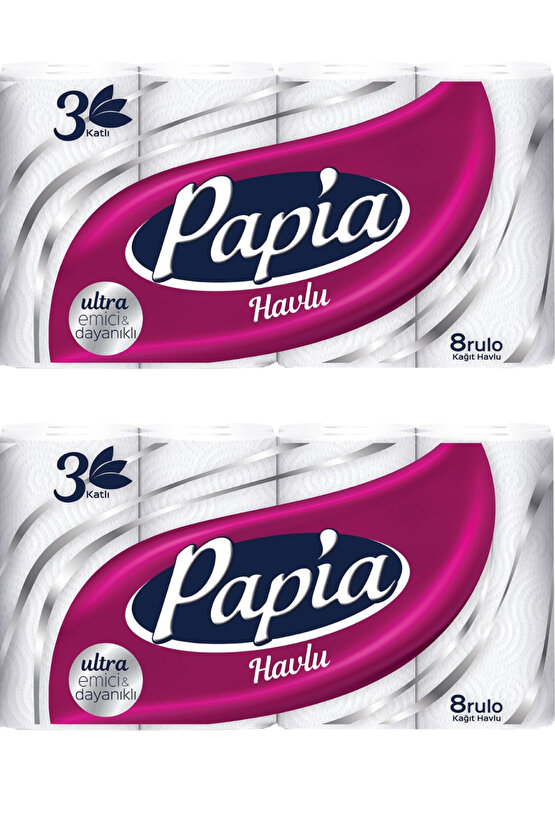 Inova Kağıt Havlu 16 Rulo (8 RULO X 2 PAKET)
