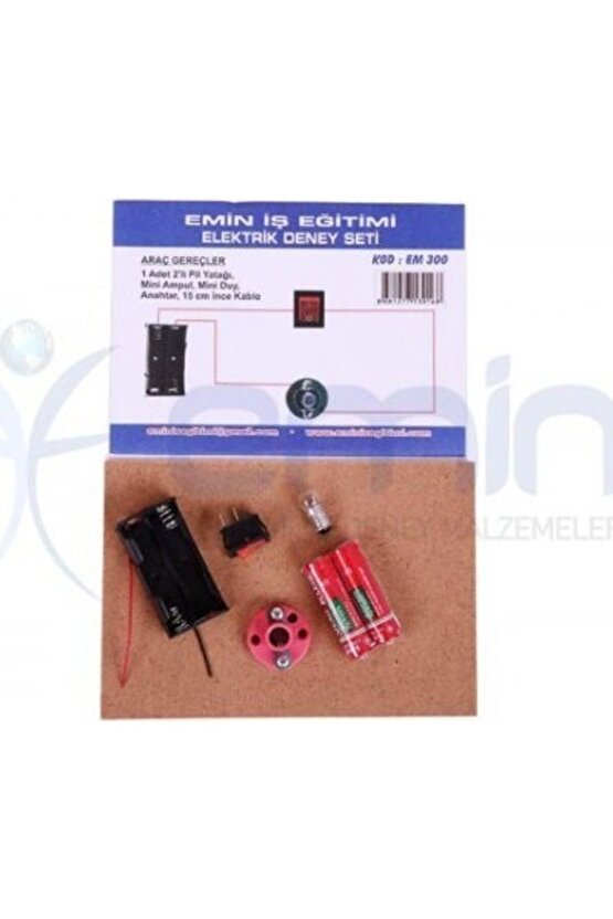 Elektrik Deney Seti Öğrenci Deney Seti Okul Seti 2 Li