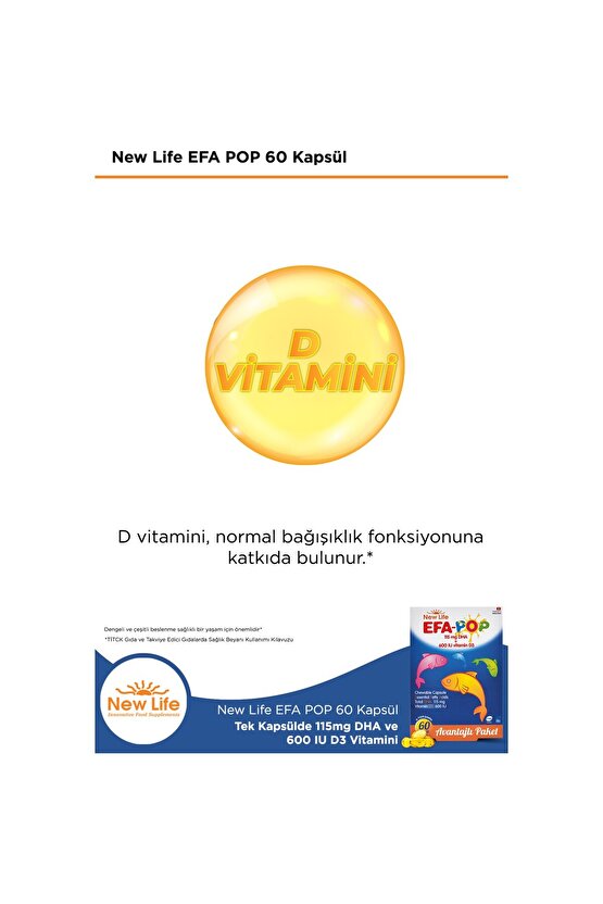 Efa Pop 60 Kapsül
