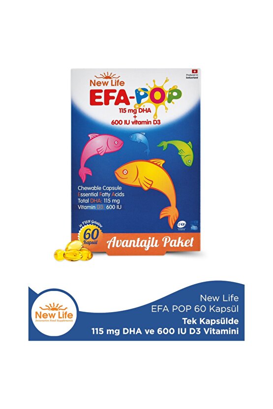 Efa Pop 60 Kapsül
