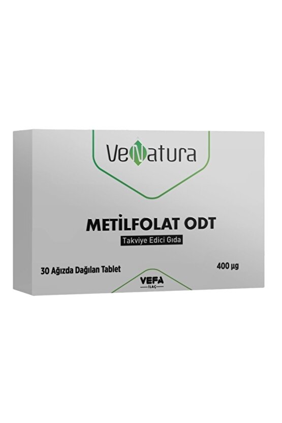 Metilfolat ODT 400mcg 30 Tablet (Ağızda Dağılabilen Tablet)