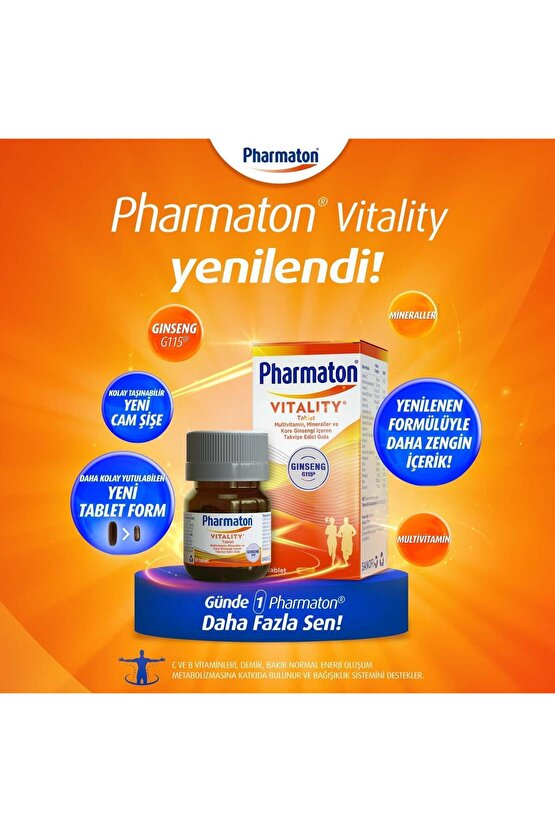 Focus 30 Tablet + Pharmaton Vitality 30 Tablet