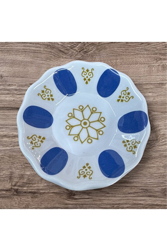 5 Adet Melamin Çay Tabağı Bulaşık Makinesinde Yıkanabilir